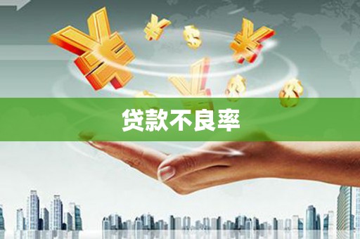 合水贷款不良率