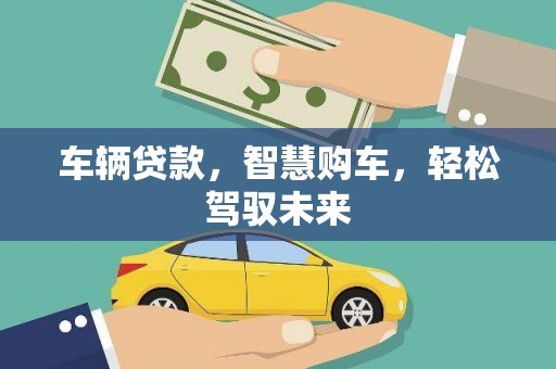 合水车辆贷款，智慧购车，轻松驾驭未来