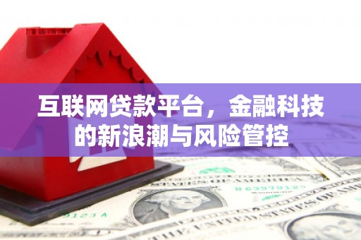合水互联网贷款平台，金融科技的新浪潮与风险管控