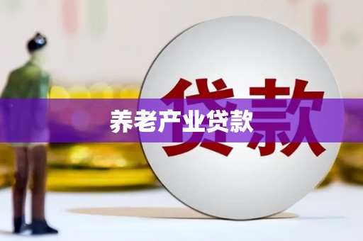 合水养老产业贷款