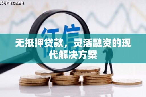 合水无抵押贷款，灵活融资的现代解决方案