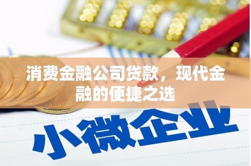 合水消费金融公司贷款，现代金融的便捷之选