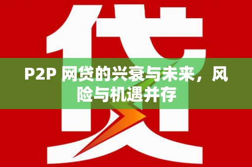合水P2P 网贷的兴衰与未来，风险与机遇并存
